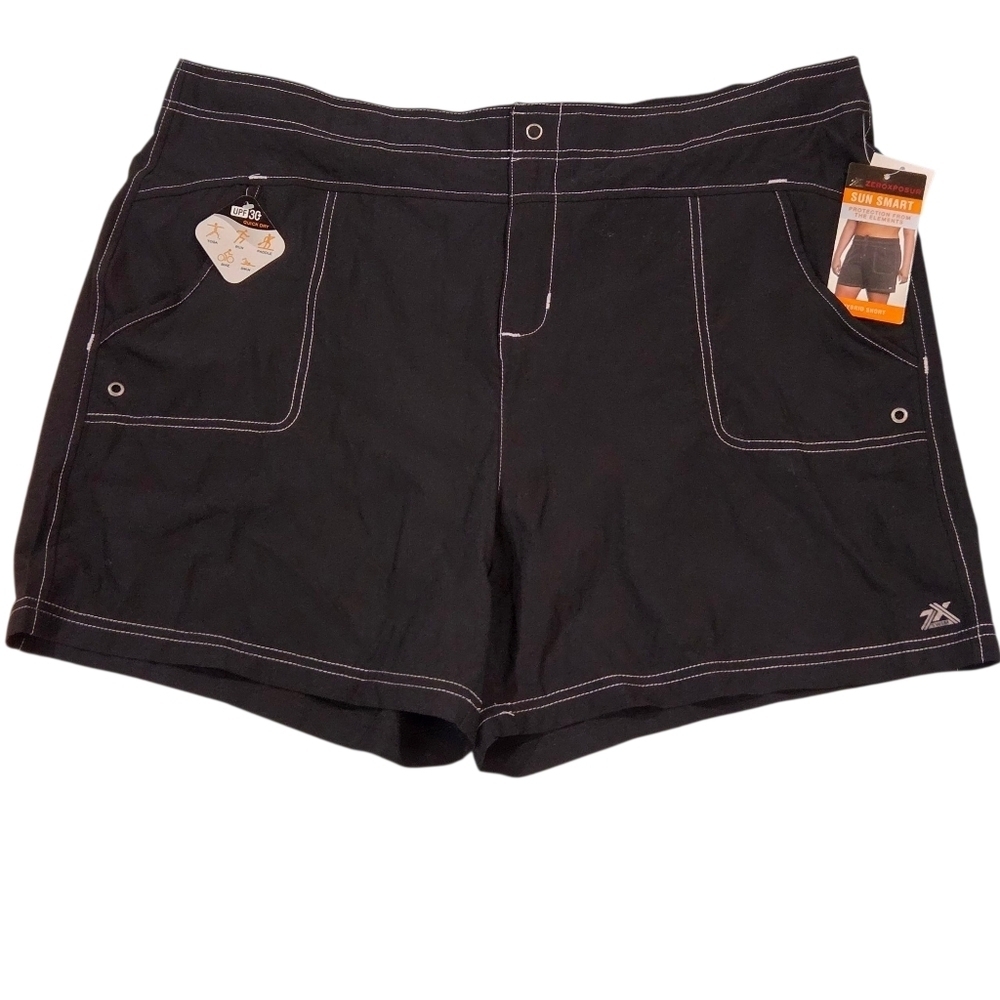 Zeroxposur Womens Sun Smart UPF +30 Quick Dry Hybrid Shorts Size 2X(20W)